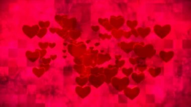 Yayın Grungy Pulsating Hearts Smoke Squares, Red, Events, 3d, Loopable, 4k