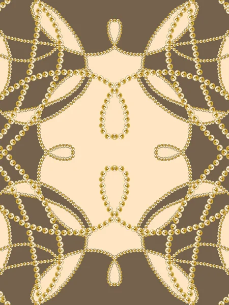 珍珠模式地毯 — 图库照片