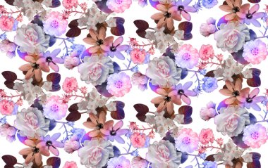 renkli çiçekler arka plan