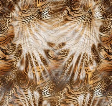 Kaplan ve leoard deri arka plan