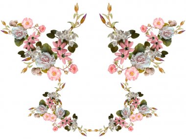 renkli çiçekler arka plan