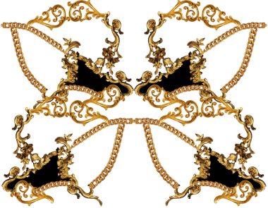  Barok geometrik desen