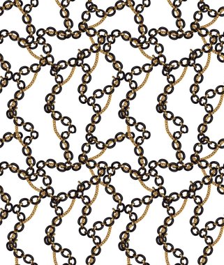 siyah ve altın zincirleri arka plan