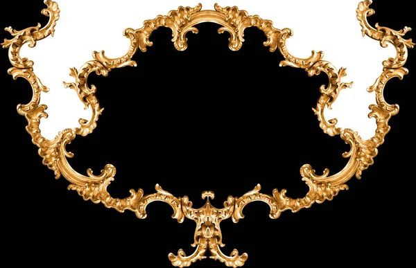 バロック様式の黄金の飾り ストック画像