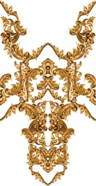 Altın Barok süsleme