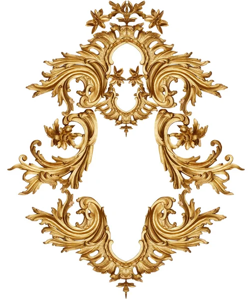 Gyllene barock ornament — Stockfoto