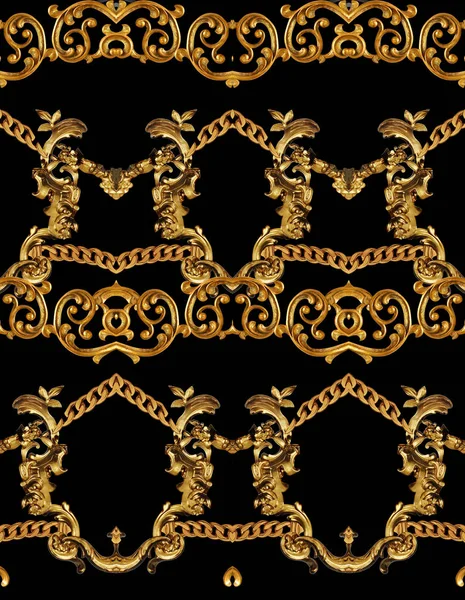 Barokke geometrische patroon — Stockfoto