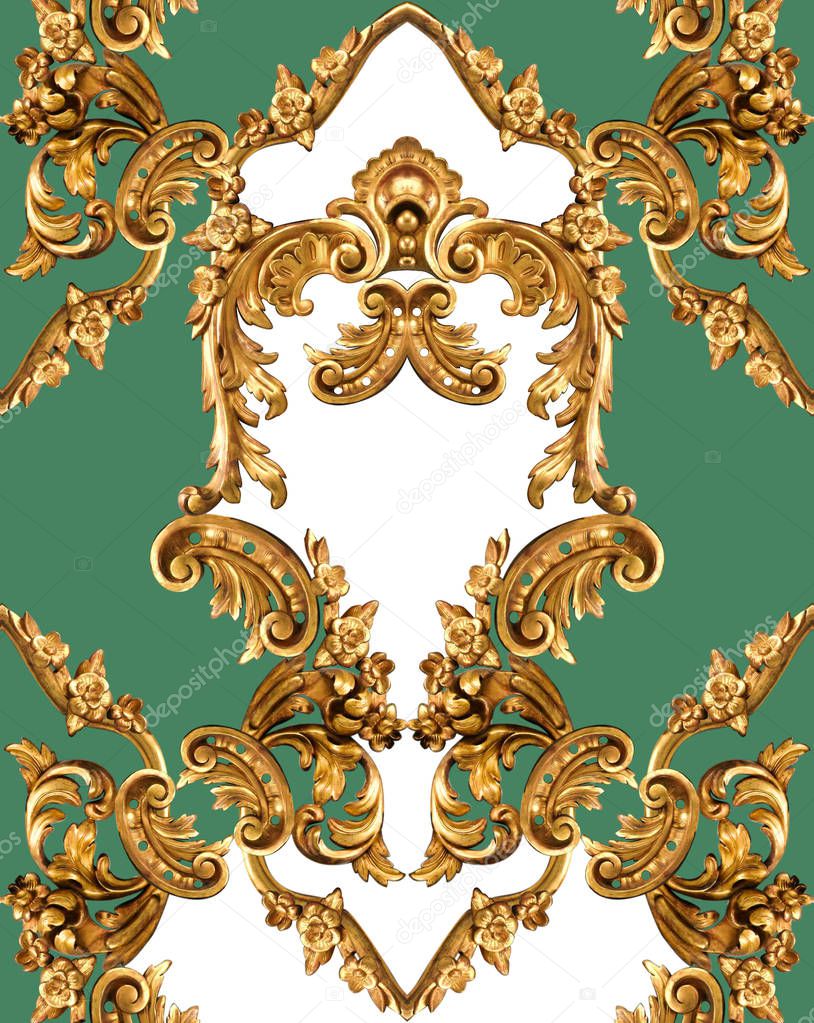 golden baroque ornament