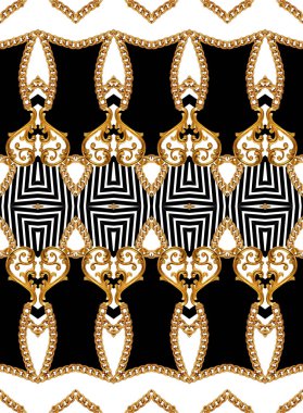  Barok geometrik desen