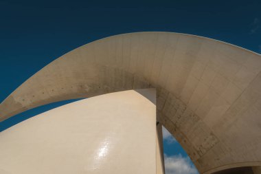Santa Cruz, Tenerife / İspanya - 21 Şubat 2018: Auditorium de Tenerife 