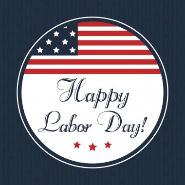 Mutlu İşçi Bayramı kartları tasarımı, vektör çizim.