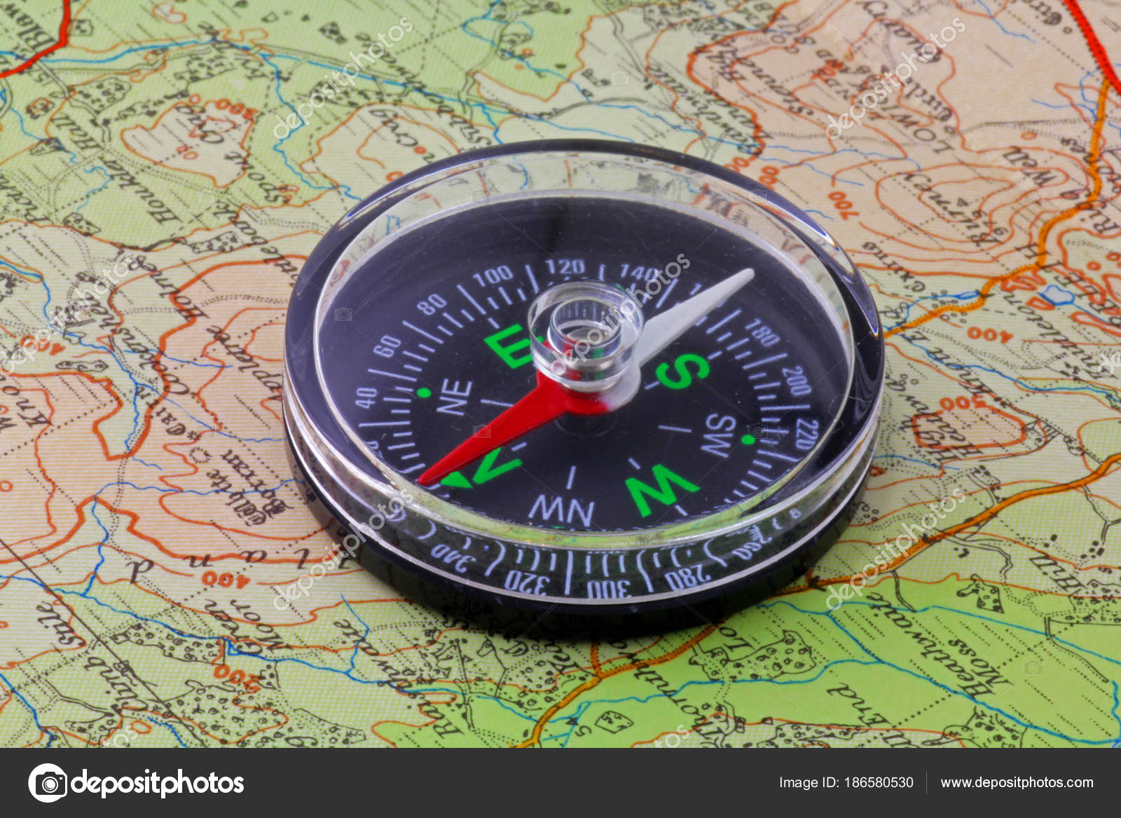 a magnetic compass