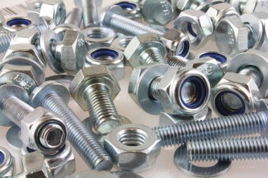 Bağlantı elemanları A görünüm somun, civatalar ve contalar, metal