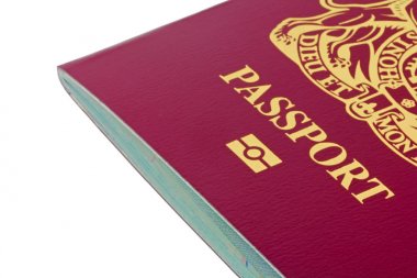 Pasaport A bir biyometrik İngiltere'de pasaport kapağını kapatın