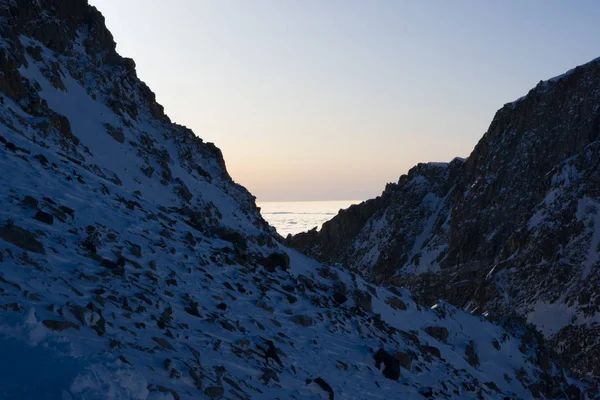 Bulutların üstünde, Passo Tonale, Italya