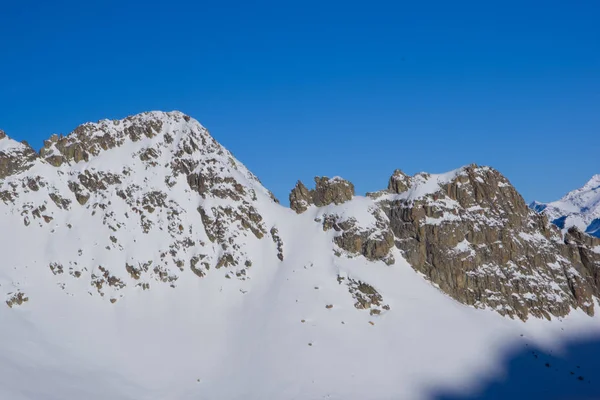 Blick auf den Presena Gletscher — Stockfoto