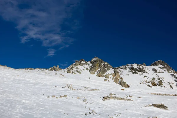 Panoramisch uitzicht op de bergen, Passo Tonale, Italië — Stockfoto