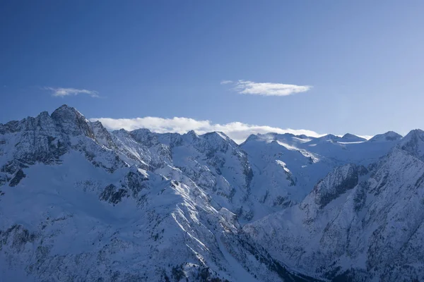 Panoramisch Uitzicht Bergen Passo Tonale Italië — Stockfoto