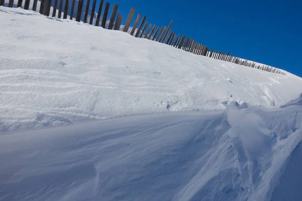 Textura de neve, Passo Tonale, Itália — Fotografia de Stock