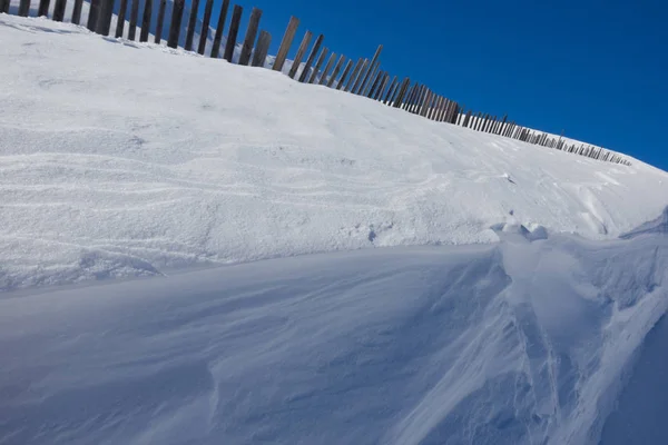 Tekstura śniegu, Passo Tonale, Włochy — Zdjęcie stockowe