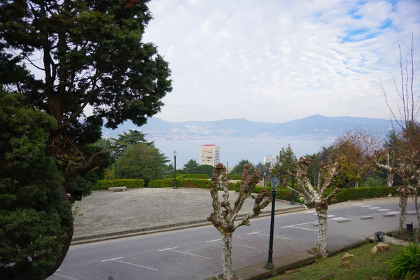 Vigo Kalesi, Vigo, Galiçya, İspanya kalıntıları yakınında park