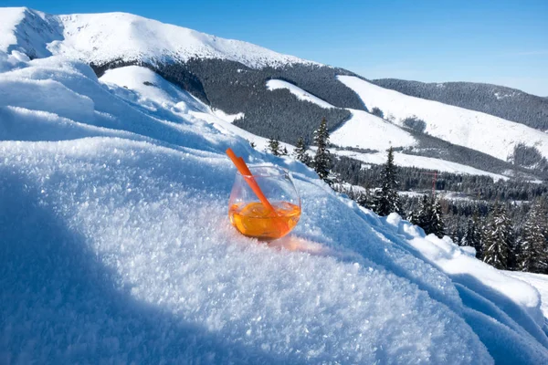 Koppla av på skidor, solig dag på skidor, Jasna, låga Tatrabergen, Slovakien — Stockfoto