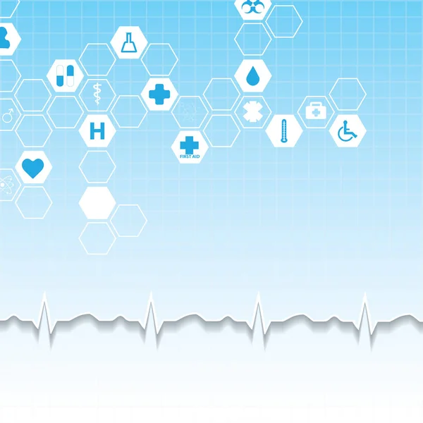 Abstrakt medicinsk bakgrund. — Stock vektor