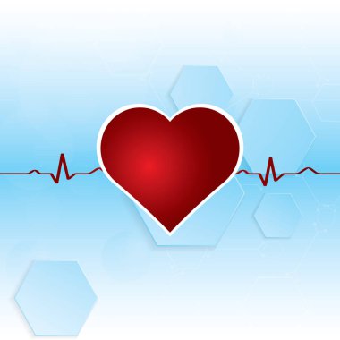 Soyut tıbbi bakım geçmişi. Vektör ep10