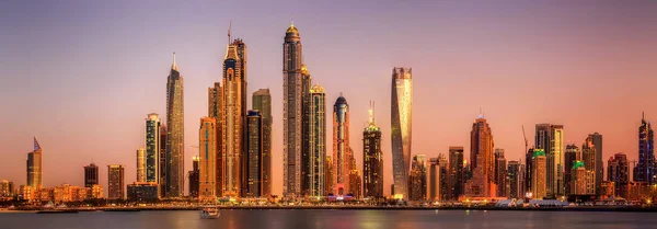 Baía de Dubai Marina, Emirados Árabes Unidos — Fotografia de Stock