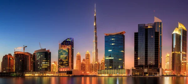 Geschäftsbucht von Dubai, uae — Stockfoto