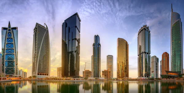 Baía de Dubai Marina, Emirados Árabes Unidos — Fotografia de Stock