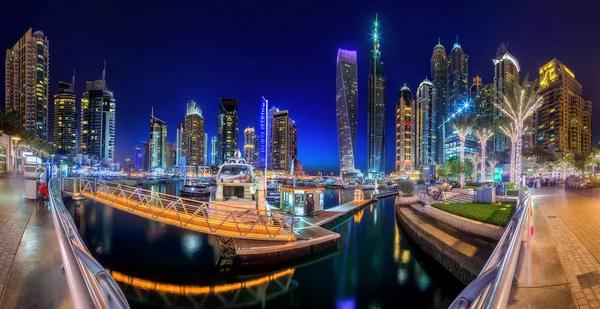 Baía de Dubai Marina, Emirados Árabes Unidos — Fotografia de Stock