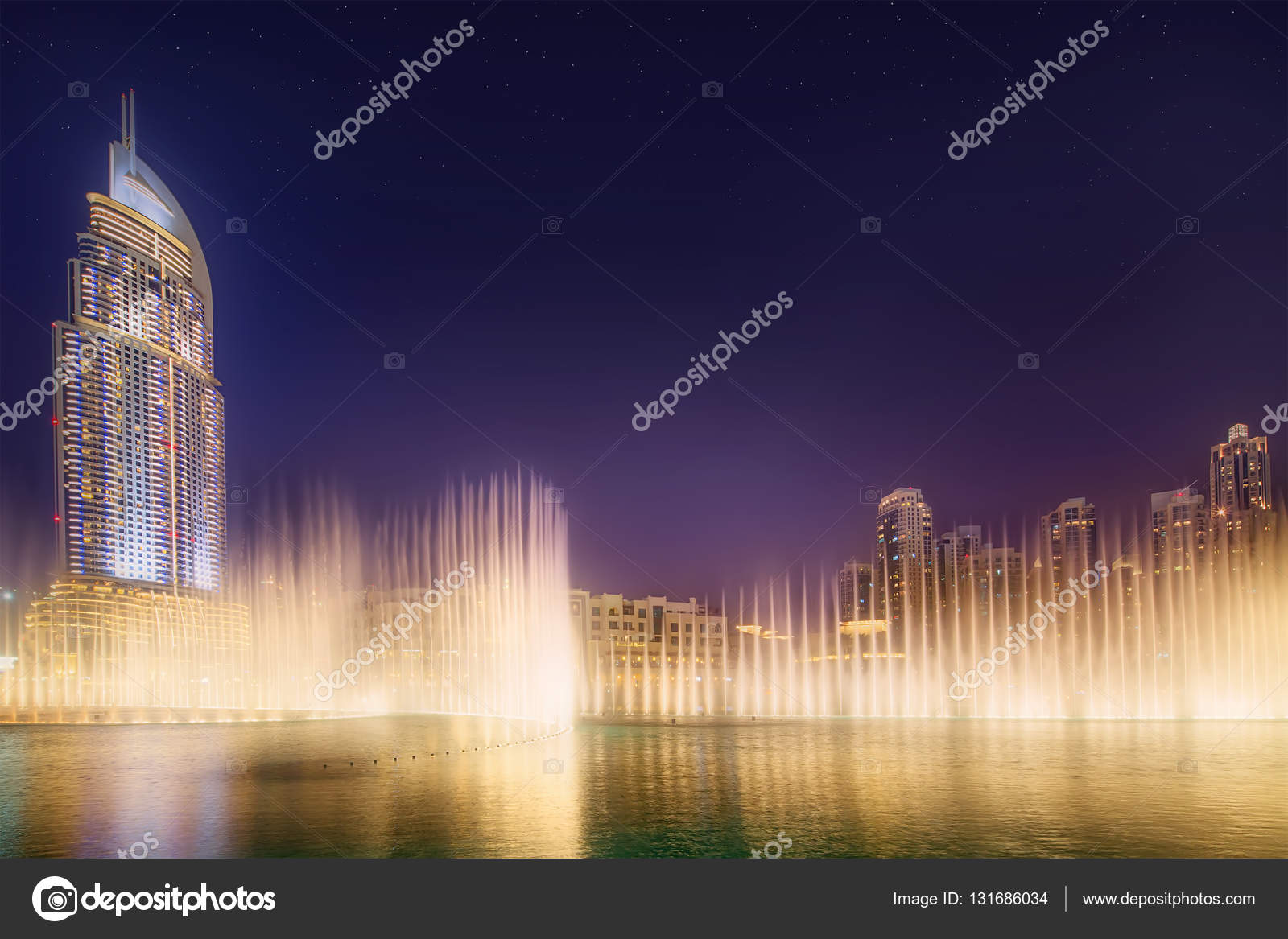 Singing and dancing fountains in Dubai Singing and dancing fountains in Dubai