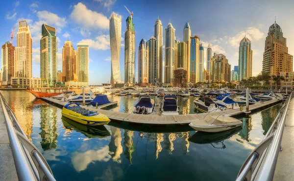 Dubai marina湾, uae — 图库照片