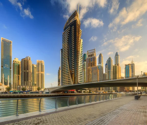 Dubai marina湾, uae — 图库照片
