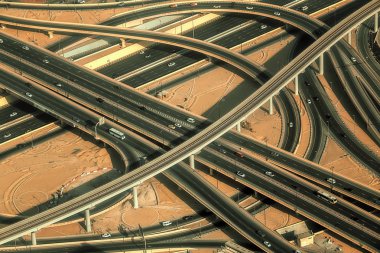 Otoban yol kavşak Downtown Burj Dubai