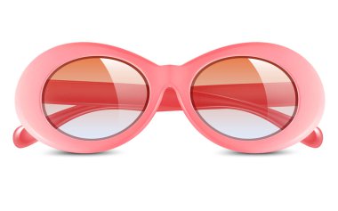 güneş gözlüğü gerçekçi vektör çizim