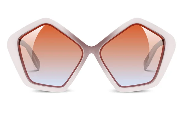 Realistisk vektorillustration av solglasögon — Stock vektor