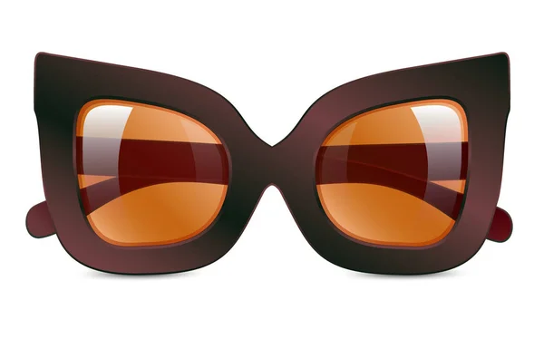 Ilustración vector realista de gafas de sol — Vector de stock