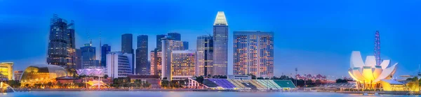 Singapore skyline background — Stock Photo, Image