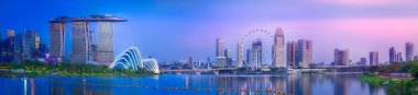 Singapur manzarası arka plan