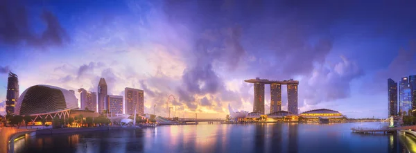 Singapore skyline sfondo — Foto Stock