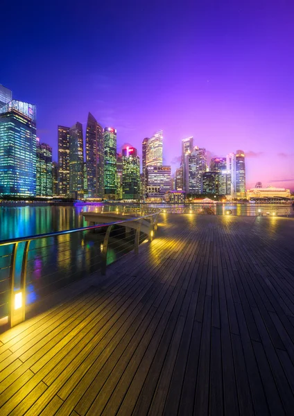 Singapore skyline sfondo — Foto Stock