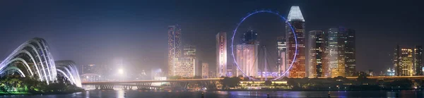 Singapore Skyline Hintergrund — Stockfoto