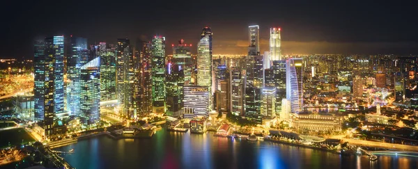 stock image Singapore skyline background