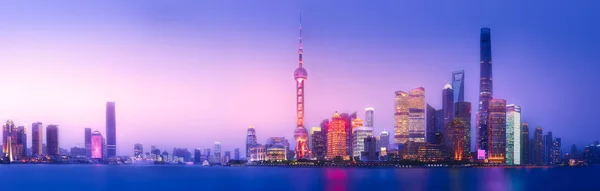 Xangai skyline paisagem urbana — Fotografia de Stock