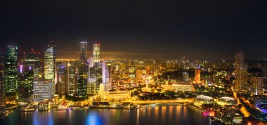 Singapur manzarası arka plan