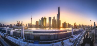 Shanghai manzarası cityscape