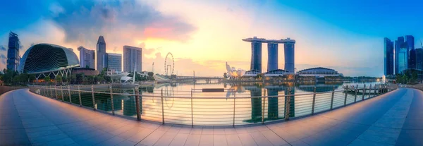 シンガポールのスカイラインの背景 — ストック写真