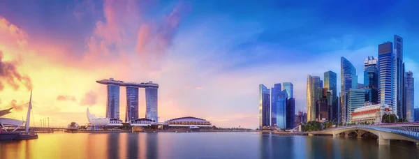 Singapore skyline sfondo — Foto Stock